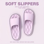 Simple Solid Color Slides, Casual Open Toe Soft Sole Shoes, Comfortable Indoor Home Bathroom Slides