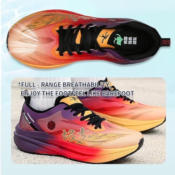 Mens Running Shoes Walking Tennis Shoes for Athletic Workout Gym Casual Non Slip Training Sneakers Breathable Knit Upper Indoor Outdoor