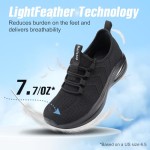 Wide Toe Box Shoes Women Extra Wide Width Sneakers Air Cushion Road Running Shoes Ultra Light Tennis Gym Workout Training Shoes Breathable Walking Shoes with Arch Support