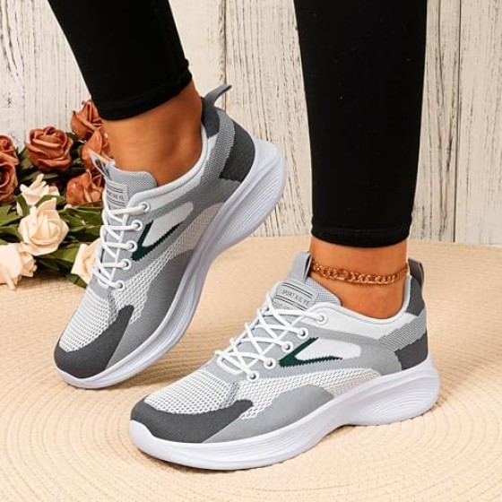 Women's Athletic Running Shoes Fashion Sport Gym Walking Shoes Jogging Tennis Fitness Sneaker
