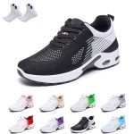 Womens Orthopedic Bowling Shoes, Bowling Shoes Women Breathable Lightweight Mesh Cushion Walking Comfortable Sneakers