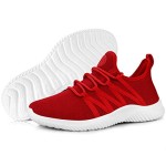 Feethit Womens Slip On Running Shoes Non Slip Walking Shoes Lightweight Gym Workout Shoes Breathable Fashion Sneakers