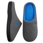 Men's and Women's Knit Memory Foam Slippers Warm House Shoes