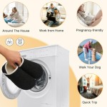 Womens Mens Slippers Cozy House Shoes Indoor Slipper Portable Travel Shoes with Soft Rubber Sole