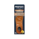 PROFOOT Plantar Pro Shoe Insoles for Men & Women – High Arch Support Inserts with Shock-Absorbing Heel, Energy-Return Cushioning, Antishock Comfort - M