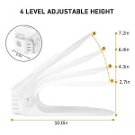 Shoe Slots Organizer 36 Pack - Shoe Organizer Space Saver 50%,Adjustable Thickening Shoe Stackers for a pair of Shoes,Shoe Storage Shoe Rack Holder for closet organization,organizador de zapa